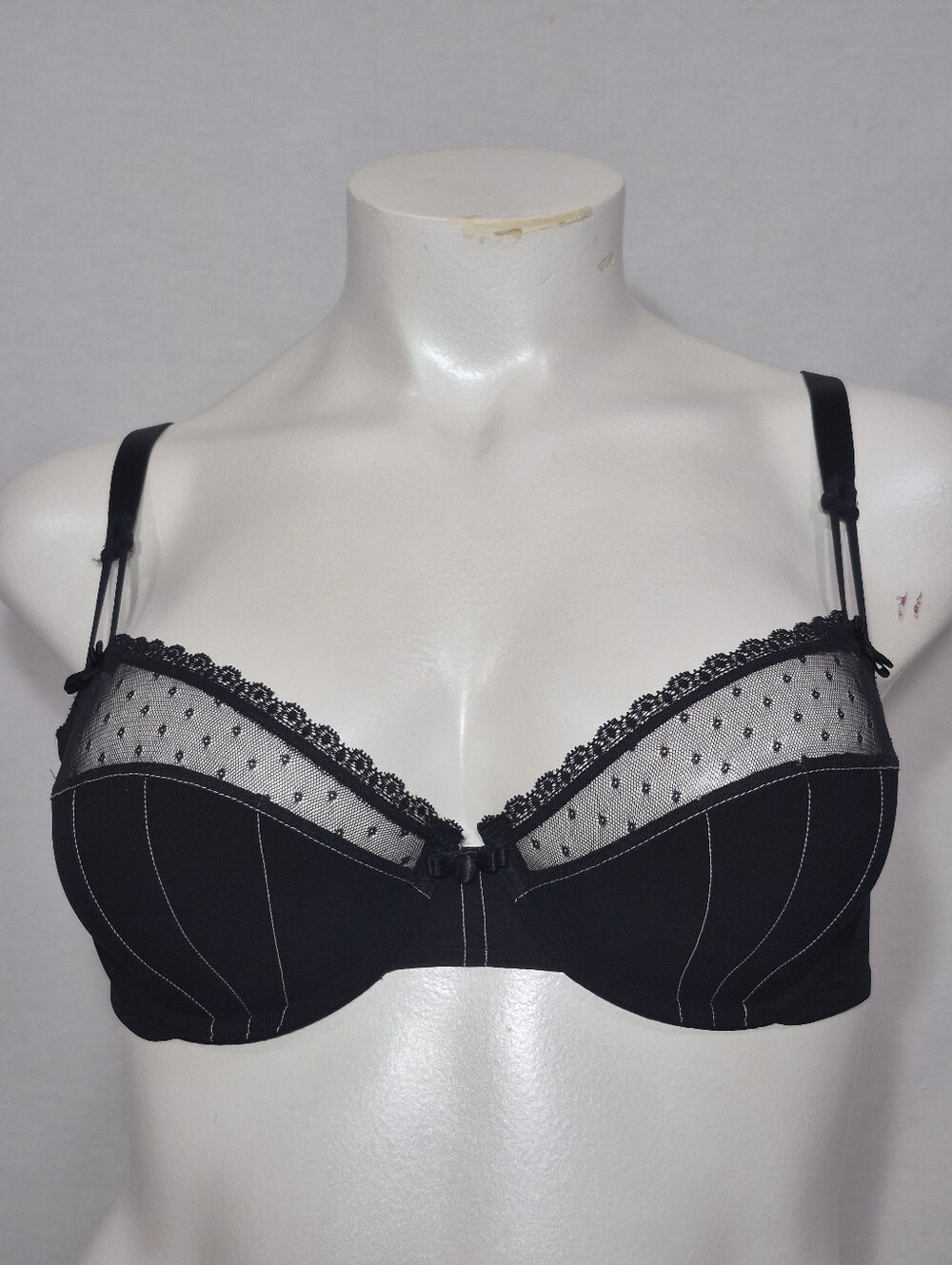 38C Felina 110789 Marielle Full Busted Underwore Bra Black